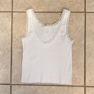 John Galt/Brandy Melville Lace Tank Top